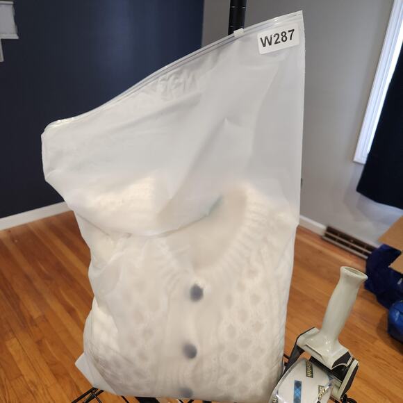 VTG Gaeltarra Sweater Womens Small Aran Fisherman Wool Handknit Ireland Cardigan - Picture 14 of 14